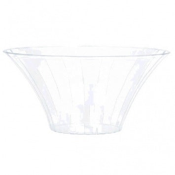 Clear Flared Bowl, Medium 7in Dia.