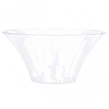 Clear Flared Bowl, Large 9in Dia.