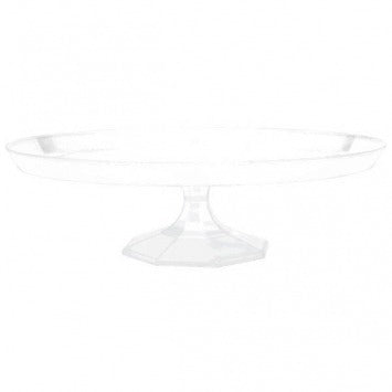 Large Dessert Stand - Clear 13 1/2in