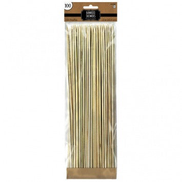 Bamboo Skewers, 12in 100/ct