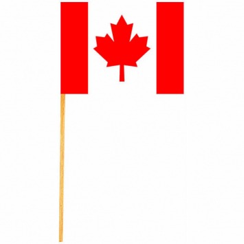 Canadian Flag Picks 2 3/4in 50/ct