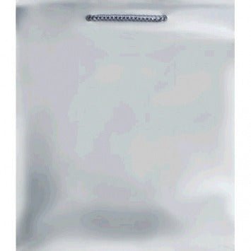 Silver Matte Jumbo Gift Bag 17in H x 12 1/2in W x 6in D