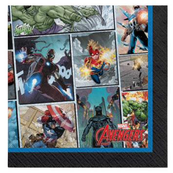 Marvel Avengers Powers Unite™ Beverage Napkins 5in x 5in 16/ct