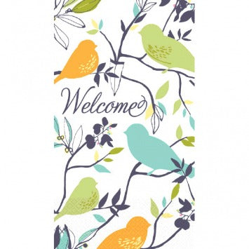 Welcome Birds ECO Guest Towels 16/ct