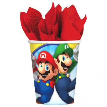 Super Mario Brothers™ Cups, 9 oz 8/ct