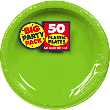 Kiwi Big Party Pack Plastic Plates, 7" 50/CT