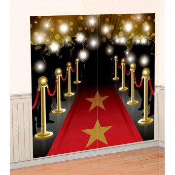 Hollywood Scene Setters Wall Decorating Kit 2 pieces, 65in x 32 1/2in
