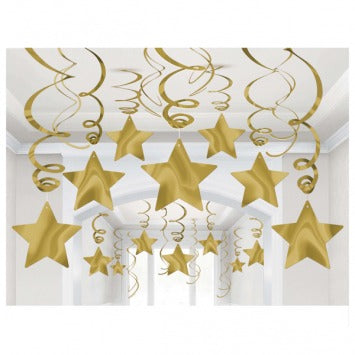 Shooting Stars Mega Value Pack Swirl Gold 30/ct