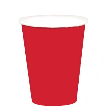 Apple Red Paper Cups, 9oz. 20/CT