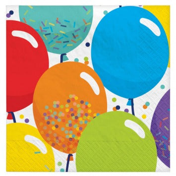 Birthday Celebration Beverage Napkins 125/ct