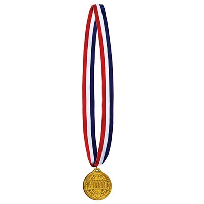 Winner Medal w/Ribbon 30in w/2in Medal 1/ct
