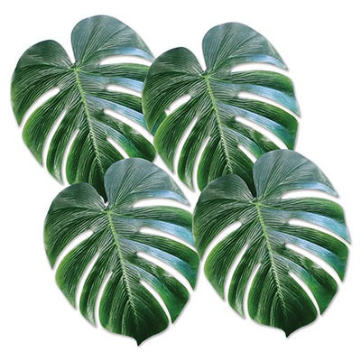 Fabric Tropical Palm Leaves 13in 4/ct