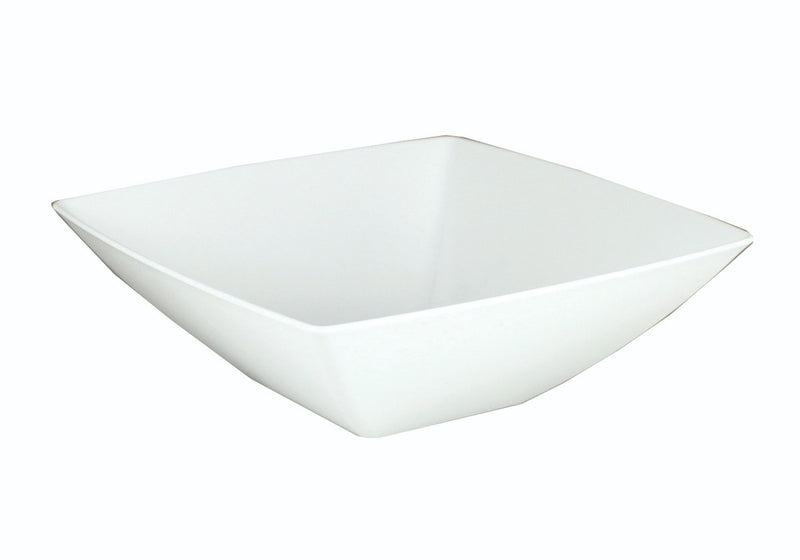 Simply Squared White Plastic Presentation Bowl 32oz