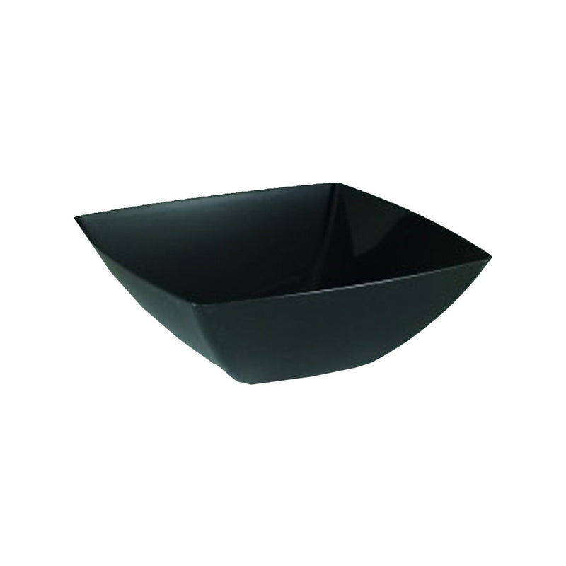 Simply Squared Black Plastic Presentation Bowl 20oz