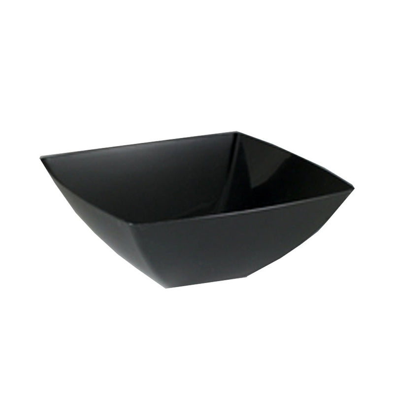 Simply Squared Black Plastic Bowl 128oz