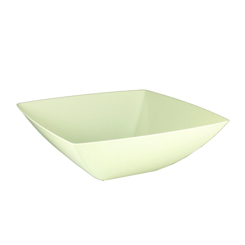 Simply Squared Beige Plastic Bowl 128oz