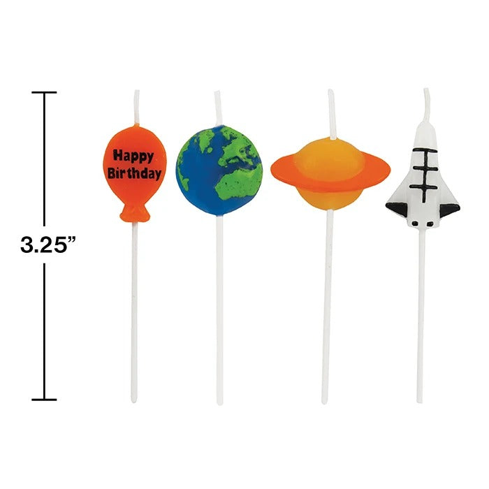 Space Pick Candle Set 4/ct
