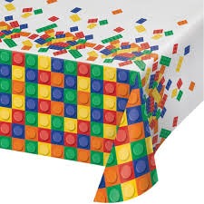 Block Party Table Cover 54in x 102in