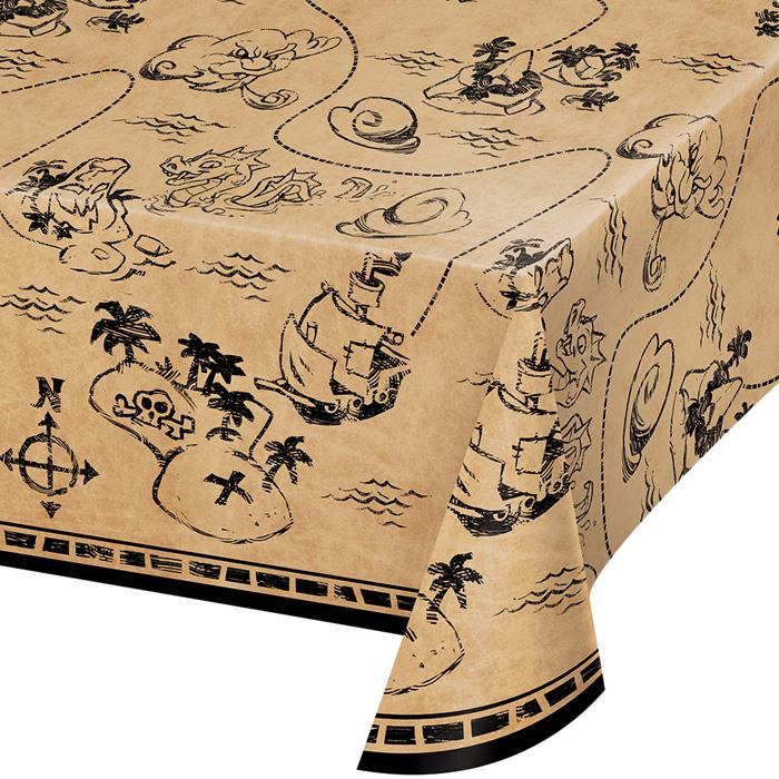 Pirate Treasure Tablecover 54in x 102in