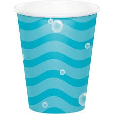 Ocean Celebration 9oz Paper Cups 8/ct