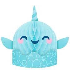Narwhal Party Honeycomb Centerpiece 6/ct