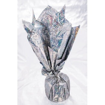 Silver Holographic Large Foil Balloon Weight