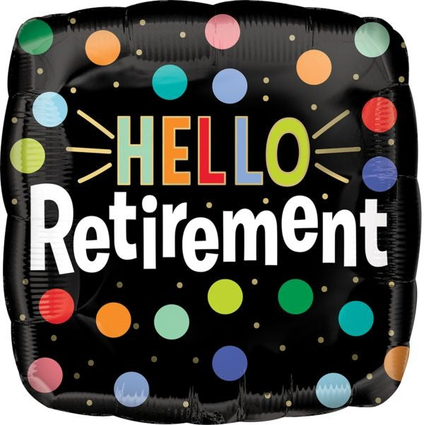 17" Hello Retirement Foil - 253