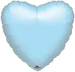 HX Metallic Pastel Blue Heart - 390