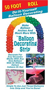 Balloon Deco Strip-Clear 50ft