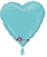 18" Robins Egg Blue Heart - 393