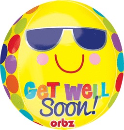 16" Bright Sunny Get Well Soon Orbz - 521