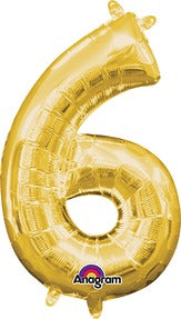 16in Number 6 Gold <FONT color="red"><B>Consumer Inflated Air Filled</B></FONT>