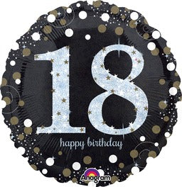 18" Sparkling Birthday 18 Holographic - 459