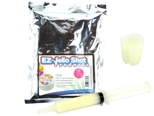 Ez Jello Shot Pouch Bday Cake