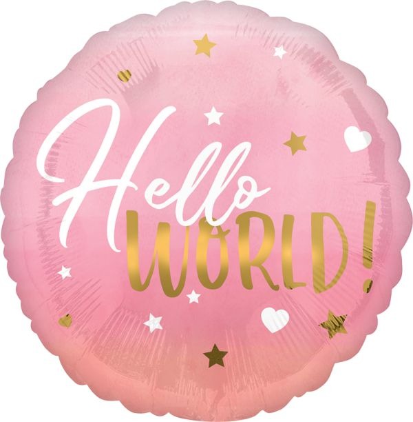 17" Pink Baby Girl Foil - 510
