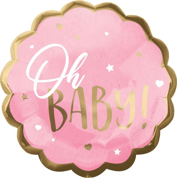 22" Pink Baby Girl Foil - 125