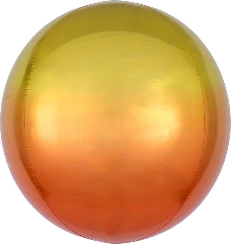 16" Yellow & Orange Ombre Orbz - 341