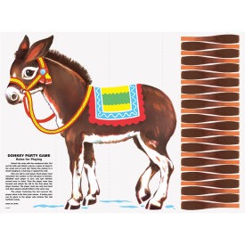 Pin the Tail on the Donkey Party Game