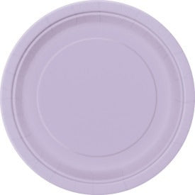 Lavender Solid Round 9in Dinner Plates, 16ct