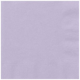 Lavender Solid Beverage Napkins, 20ct