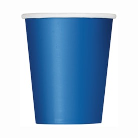 Royal Blue Solid 9oz Paper Cups, 14ct