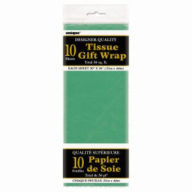 Green Tissue Sheets, 10ct 26in x 20in