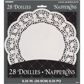 White Doilies 8.5in 28/ct