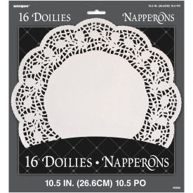 White Doilies 10.5in 16/ct