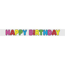 Foil Birthday Banner 12ft