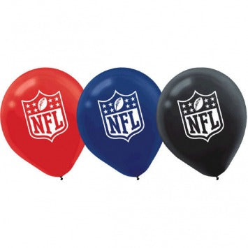 NFL Drive Printed Latex Balloons 12in 6/ct