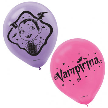 ©Disney Vampirina Latex Balloons 12in 6/ct