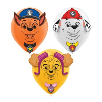 Paw Patrol™ Adventures Latex Balloon Deco Kit 12in w/ paper add ons 6/ct