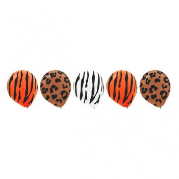 Animal All-Over Print Latex Balloons 12in 20/ct