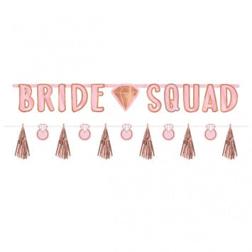 Blush Wedding Banner Kit; 1 Letter Banner, 4 1/4in x 6 1/2in, 1 Mini Banner, 5 3/4in x 4 1/2in